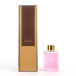 Boca sa cilindričnom staklenom difuzorom 80ml 120ml 150ml Vintage dijamantska boca sa difuznom aromom | Honghua Glass