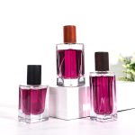 Ufungaji wa Chupa ya Manukato ya Kioo cha Mraba Yenye Nembo 30ml 35ml 50ml 100ml | Kioo cha Honghua