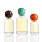 30ml 50ml 100ml Shishe Parfumi Cilindër Qelqi Me Kapak Unik Topi | Xhami Honghua