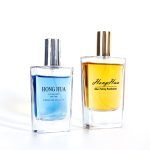Chupa Tupu ya Manukato ya Umbo la Gorofa 30ml 50ml Chupa Mpya ya Kunyunyizia Kioo | Kioo cha Honghua