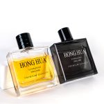 Chupa ya Manukato ya Flat Square 50ml 100ml Chupa ya Kunyunyizia Manukato ya Kioo Cheusi cha Cologne | Kioo cha Honghua