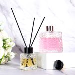 Square Aromatherapy Diffuser Botolo 50ml 100ml 200ml Madzi Cube Glass Reed Diffuser Botolo | Galasi ya Honghua