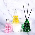 Chupa ya Kioo cha Kijani cha Kunusa Manukato cha Mti wa Krismasi 80ml | Kioo cha Honghua
