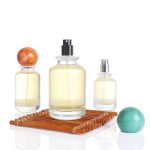 30ml 50ml 100ml Shishe Parfumi Cilindër Qelqi Me Kapak Unik Topi | Xhami Honghua