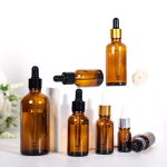 Dropper شيشي جي بوتل 5ml-100ml امبر لازمي تيل جي بوتل لڪي سان | هانگوا گلاس