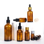 Dropper شيشي جي بوتل 5ml-100ml امبر لازمي تيل جي بوتل لڪي سان | هانگوا گلاس