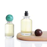30ml 50ml 100ml Shishe Parfumi Cilindër Qelqi Me Kapak Unik Topi | Xhami Honghua