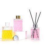 Boca sa cilindričnom staklenom difuzorom 80ml 120ml 150ml Vintage dijamantska boca sa difuznom aromom | Honghua Glass