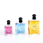 Luxury Flat Perfume Bottle 25ml 50ml 80ml Bagong Square Glass Perfume Spray Bottle | Salamin ng Honghua