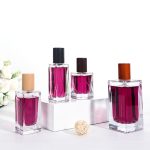 Ufungaji wa Chupa ya Manukato ya Kioo cha Mraba Yenye Nembo 30ml 35ml 50ml 100ml | Kioo cha Honghua