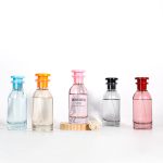 Wouj vè boutèy pafen 80ml woz nwa zoranj ble silenn pafen espre boutèy | Honghua Glass