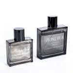 Chupa ya Manukato Nyeusi 50ml 100ml Chupa Tupu ya Manukato ya Glass Spary | Kioo cha Honghua