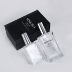 نئين ڊيزائن پتلي کمر جي شڪل خوشبو جي بوتل 30ml 50ml 100ml اسڪوائر پرفيوم اسپري بوتل | هانگوا گلاس
