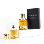 Flacon de parfum auriu 30ml 50ml 100ml Flacon spray cosmetic din sticla cu capac | Sticla Honghua