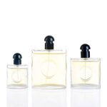 25ml 50ml 80ml Shishe parfumi me pompë qelqi të sheshtë, të rrumbullakët, premium | Xhami Honghua