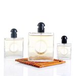 25ml 50ml 80ml Shishe parfumi me pompë qelqi të sheshtë, të rrumbullakët, premium | Xhami Honghua