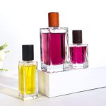 Ufungaji wa Chupa ya Manukato ya Kioo cha Mraba Yenye Nembo 30ml 35ml 50ml 100ml | Kioo cha Honghua