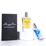 Chupa Tupu ya Manukato ya Umbo la Gorofa 30ml 50ml Chupa Mpya ya Kunyunyizia Kioo | Kioo cha Honghua