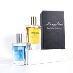 Chupa Tupu ya Manukato ya Umbo la Gorofa 30ml 50ml Chupa Mpya ya Kunyunyizia Kioo | Kioo cha Honghua