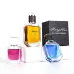 Sticle de parfum unice Flacon spray de 50 ml Crimp Flacon de parfum de 100 ml cu cutie | Sticla Honghua