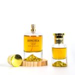 Flacon de parfum auriu 30ml 50ml 100ml Flacon spray cosmetic din sticla cu capac | Sticla Honghua