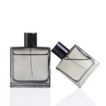 50ml 100ml Chupa ya Manukato ya Kioo cha Kijivu cha kifahari Kwa Wanaume | Kioo cha Honghua