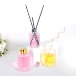 Boca sa cilindričnom staklenom difuzorom 80ml 120ml 150ml Vintage dijamantska boca sa difuznom aromom | Honghua Glass
