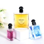 Luxury Flat Perfume Bottle 25ml 50ml 80ml Bagong Square Glass Perfume Spray Bottle | Salamin ng Honghua