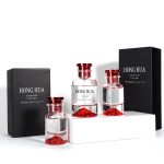 Botolo Lofiira la Perfume 30ml 50ml 100ml Volcano Pansi Kapangidwe Botolo la Perfume Spray | Galasi ya Honghua