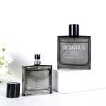 Chupa ya Manukato Nyeusi 50ml 100ml Chupa Tupu ya Manukato ya Glass Spary | Kioo cha Honghua