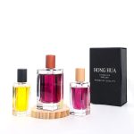 Ufungaji wa Chupa ya Manukato ya Kioo cha Mraba Yenye Nembo 30ml 35ml 50ml 100ml | Kioo cha Honghua