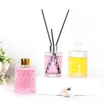 Boca sa cilindričnom staklenom difuzorom 80ml 120ml 150ml Vintage dijamantska boca sa difuznom aromom | Honghua Glass