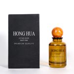 Amber Round Perfume Botolo 30ml 50ml 100ml Ndi Kapu Yopangidwa ndi Mpira | Galasi ya Honghua