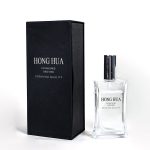 نئين ڊيزائن پتلي کمر جي شڪل خوشبو جي بوتل 30ml 50ml 100ml اسڪوائر پرفيوم اسپري بوتل | هانگوا گلاس