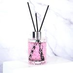 Boca sa cilindričnom staklenom difuzorom 80ml 120ml 150ml Vintage dijamantska boca sa difuznom aromom | Honghua Glass
