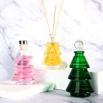 Chupa ya Kioo cha Kijani cha Kunusa Manukato cha Mti wa Krismasi 80ml | Kioo cha Honghua