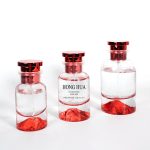 Botolo Lofiira la Perfume 30ml 50ml 100ml Volcano Pansi Kapangidwe Botolo la Perfume Spray | Galasi ya Honghua