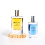 Chupa Tupu ya Manukato ya Umbo la Gorofa 30ml 50ml Chupa Mpya ya Kunyunyizia Kioo | Kioo cha Honghua