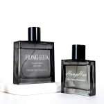 Chupa ya Manukato Nyeusi 50ml 100ml Chupa Tupu ya Manukato ya Glass Spary | Kioo cha Honghua