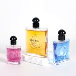 Luxury Flat Perfume Bottle 25ml 50ml 80ml Bagong Square Glass Perfume Spray Bottle | Salamin ng Honghua