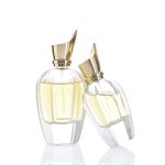 Muundo Mpya 30ml 50ml 100ml Pump Perfume Chupa ya Kunyunyizia Yenye Kifuniko cha Mdomo wa Dhahabu | Kioo cha Honghua