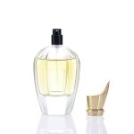 Muundo Mpya 30ml 50ml 100ml Pump Perfume Chupa ya Kunyunyizia Yenye Kifuniko cha Mdomo wa Dhahabu | Kioo cha Honghua