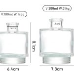 فئڪٽري 100ml 200ml Diffuser بوتل Aromatherapy شيشي جي بوتل | هانگوا گلاس