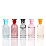 Wouj vè boutèy pafen 80ml woz nwa zoranj ble silenn pafen espre boutèy | Honghua Glass